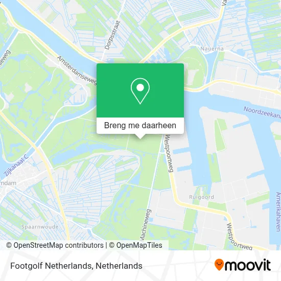 Footgolf Netherlands kaart