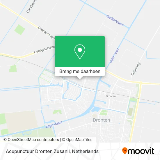 Acupunctuur Dronten Zusanli kaart