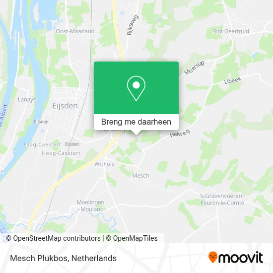 Mesch Plukbos kaart