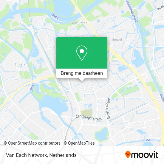 Van Esch Network kaart