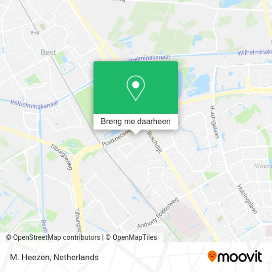 M. Heezen kaart