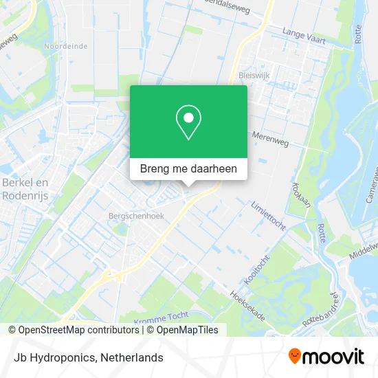 Jb Hydroponics kaart