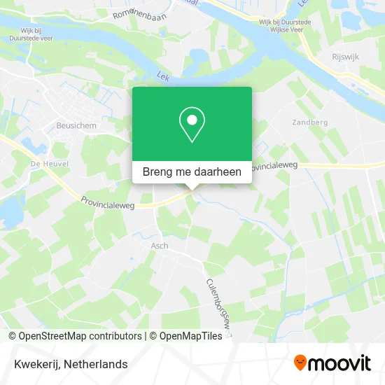 Kwekerij kaart