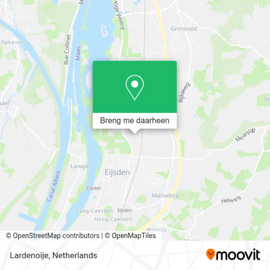Lardenoije kaart