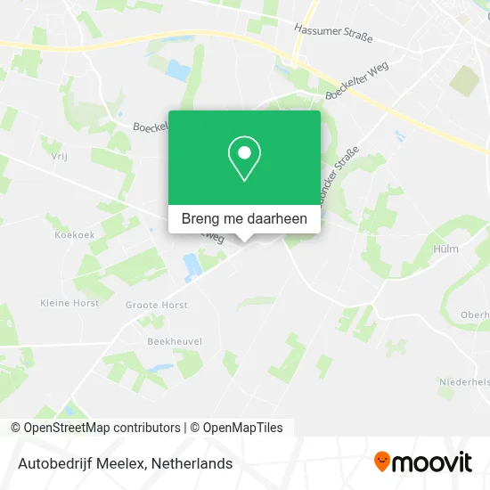 Autobedrijf Meelex kaart