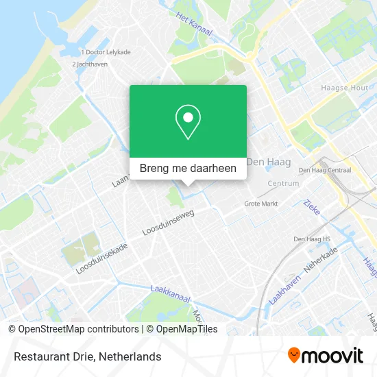 Restaurant Drie kaart
