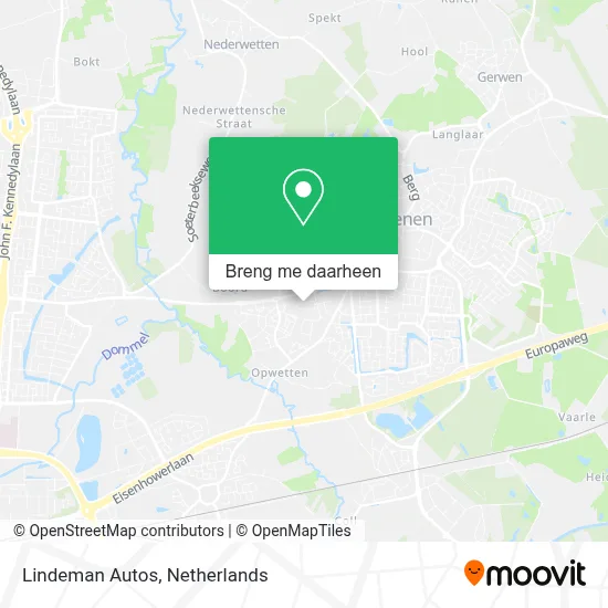 Lindeman Autos kaart