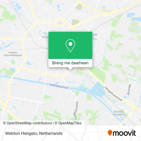 Webton Hengelo kaart