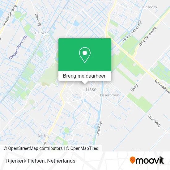 Rijerkerk Fietsen kaart