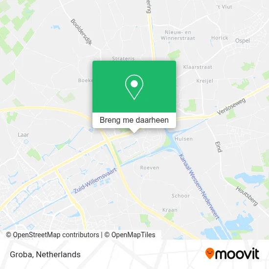 Groba kaart