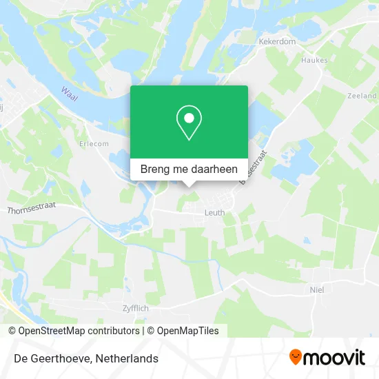 De Geerthoeve kaart