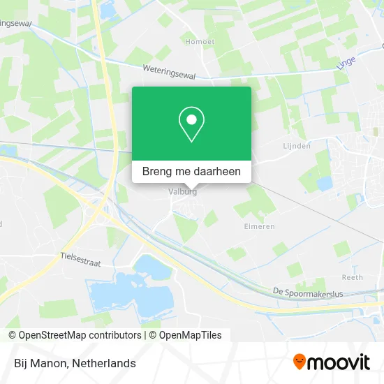 Bij Manon kaart