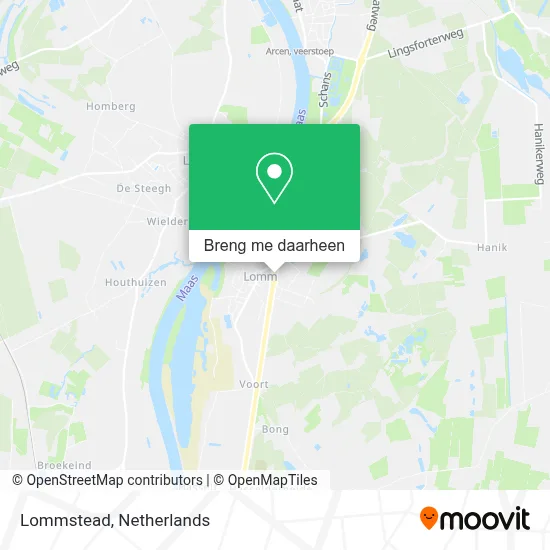 Lommstead kaart