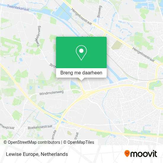 Lewise Europe kaart