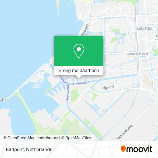 Badpunt kaart