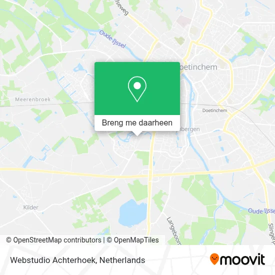 Webstudio Achterhoek kaart