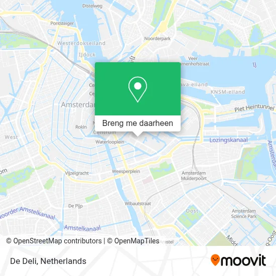 De Deli kaart