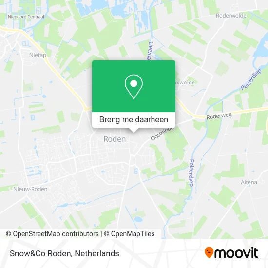 Snow&Co Roden kaart