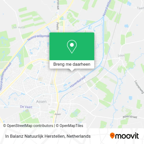 In Balanz Natuurlijk Herstellen kaart
