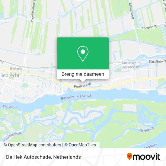 De Hek Autoschade kaart
