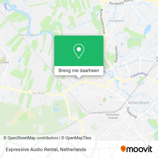 Expressive Audio Rental kaart