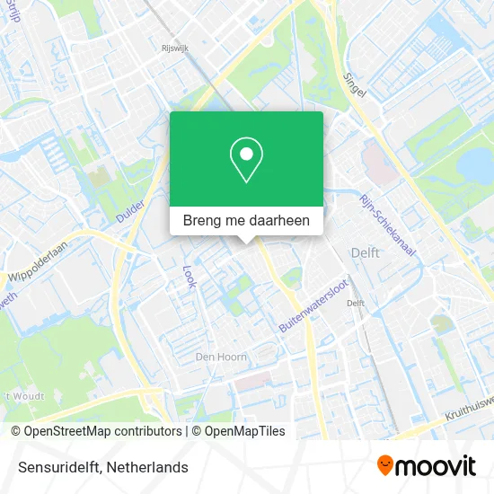 Sensuridelft kaart