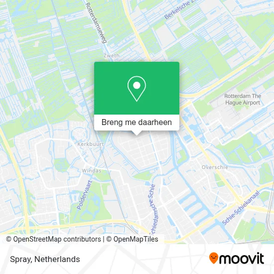 Spray kaart
