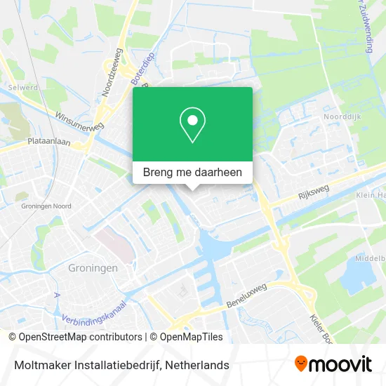 Moltmaker Installatiebedrijf kaart