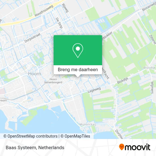 Baas Systeem kaart