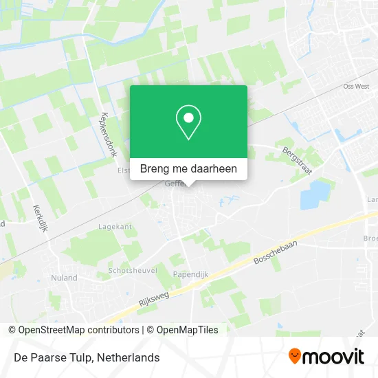 De Paarse Tulp kaart