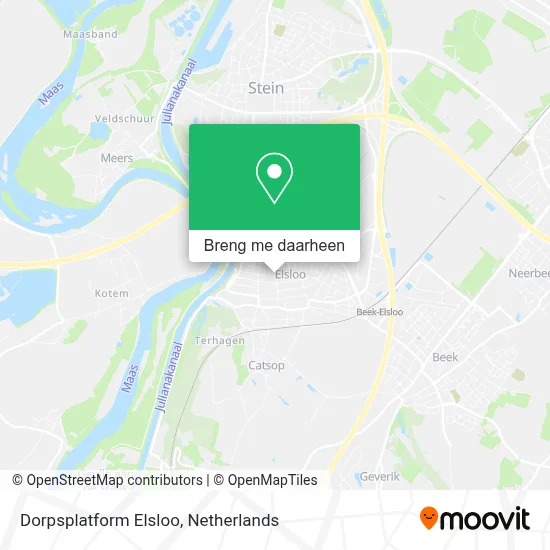Dorpsplatform Elsloo kaart
