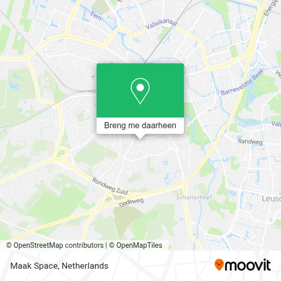 Maak Space kaart