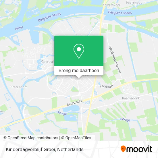 Kinderdagverblijf Groei kaart