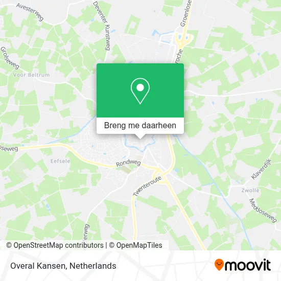 Overal Kansen kaart