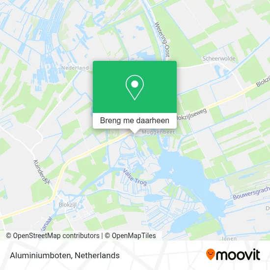 Aluminiumboten kaart