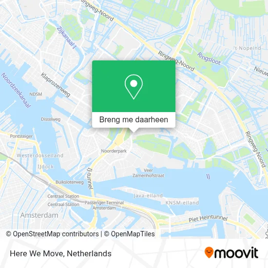 Here We Move kaart