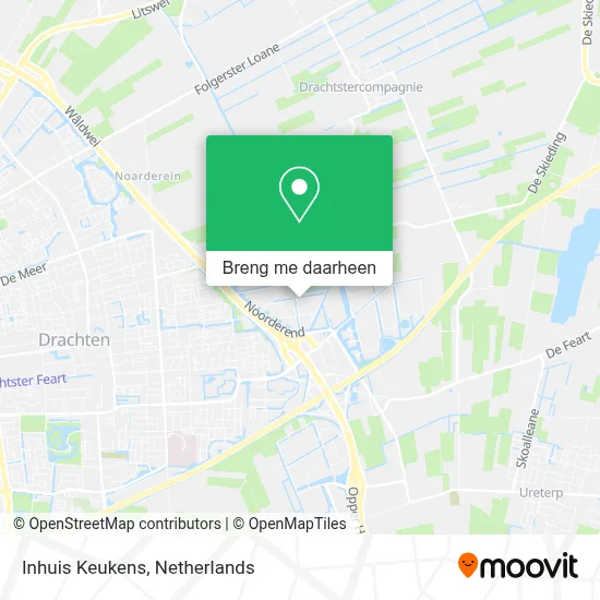 Inhuis Keukens kaart