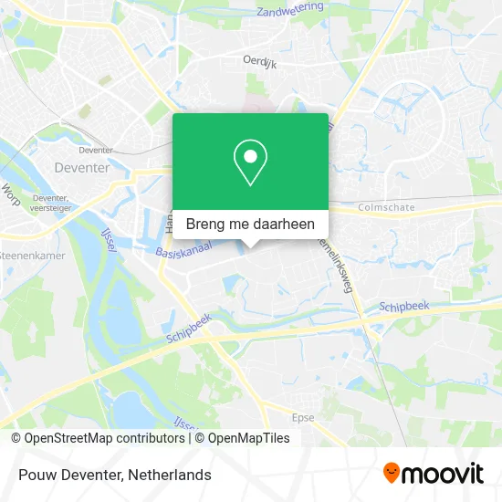 Pouw Deventer kaart
