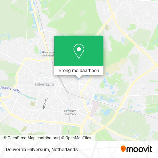 Deliverrib Hilversum kaart