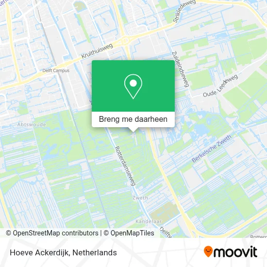 Hoeve Ackerdijk kaart