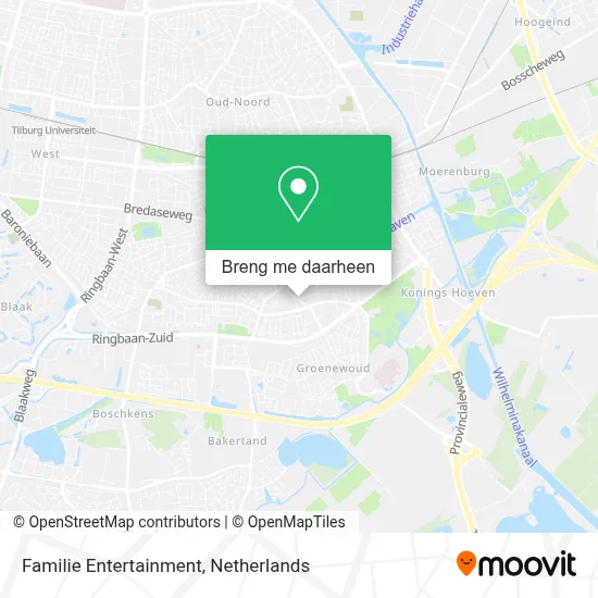 Familie Entertainment kaart