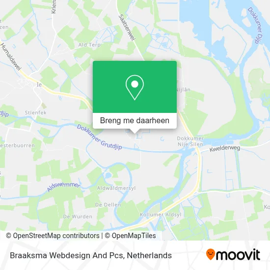 Braaksma Webdesign And Pcs kaart