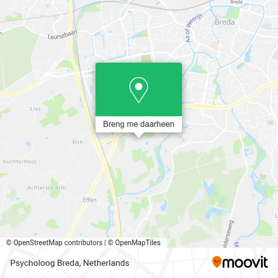 Psycholoog Breda kaart