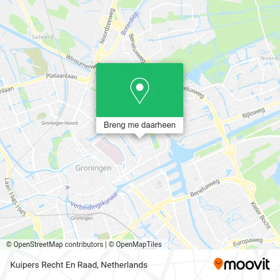 Kuipers Recht En Raad kaart