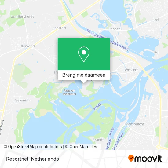 Resortnet kaart