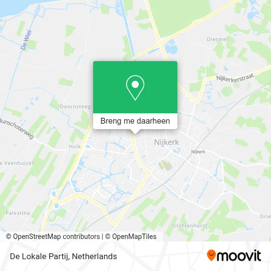 De Lokale Partij kaart