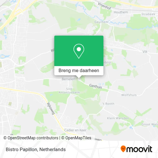 Bistro Papillon kaart