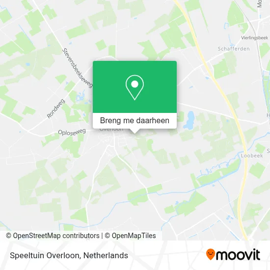 Speeltuin Overloon kaart