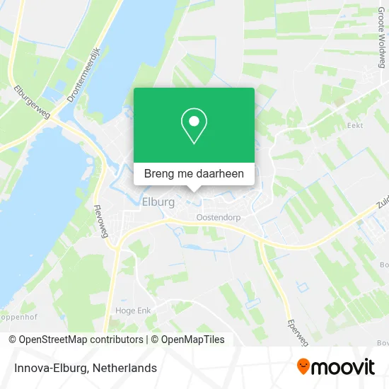 Innova-Elburg kaart