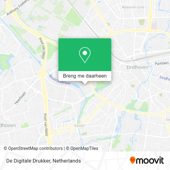 De Digitale Drukker kaart